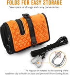 Dovesun Floating Fishing Basket, Collapsible Fish Basket Portable Fishing Net Quick-Drying Rubber Coated Fishing Bait Storage