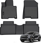Auxko All Weather Floor Mats Fit for Kia Sportage 2023 2024 2025 2026 Plug in Hybrid TPE Rubber Liners Sportage Accessories All Season Guard Odorless Anti-Slip