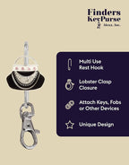 Women’s Bag Charm Key Finder, Car Keychain Hook, Cute Purse Organizer & Tote Bag Accessories, Gifts for Mom - Slim Pickings