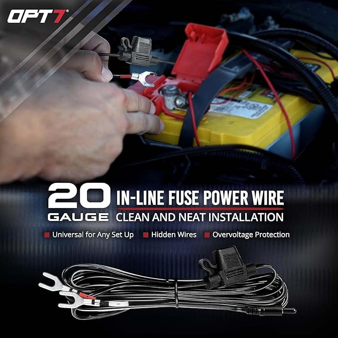 OPT7 Aura Aluminum Car Underglow Lights with Remote Control, Exterior Neon Accent Under Glow Kit for Cars, Waterproof Rigid Light Bars, 12V RGB Multicolor LED Strip, Easter Decorations