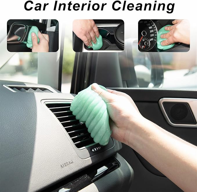 ASFSKY Car Cleaning Gel (5 Pack) Cleaning Putty Universal Dust Cleaning Car Interior Cleaner Keyboard Dust Remover Car Slime 