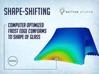 The Better Ice Scraper for Car Windshield | Fast, Efficient, Ergonomic | Magically Remove Ice and Frost from Auto Window | Patented Shape Shifting Technology | Durable Brass Edge | Compact | Pack of 2
