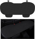 Car Back Seat Cover,Non-Slip & Breathable Bench Seat Cover with Side Pockets for Car Storage & Protecting Interiors,Universal
