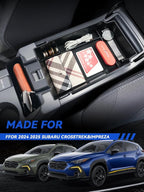 for Model 3 Center Console Organizer Armrest Tray Middle Storage Box Insert Container Durable ABS Plastic Accessories 2024 2025