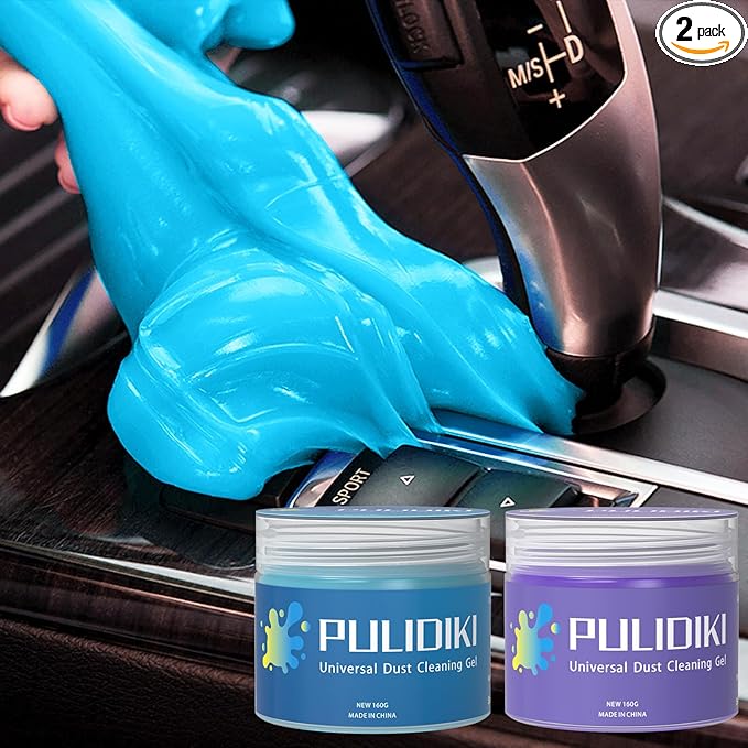 PULIDIKI Car Cleaning Gel Detailing Kit - Automotive Dust Crevice Cleaner Slime for Auto Interior Detail Removal - Putty for 
