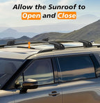 300lbs Roof Rack Cross Bars Compatible with 2022-2026 KIA Carnival & Carnival Hybrid, Heavy Duty Aluminum Roof Rails Crossbars Cargo Bars Canoe Rooftop Black Carrier Luggage.