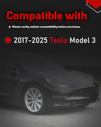 Side Mirror Caps Cover Compatible with Tesla Model 3 2017 2018 2019 2020 2021 2022 2023 2024 2025 Gloss Black Mirror Covers