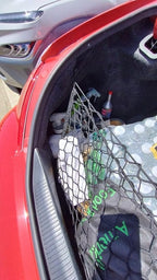 Rear Trunk Organizer Cargo Net for Toyota Solara 2004-2008 - Envelope Style Cargo Net for Coupe - Premium Mesh Car Trunk