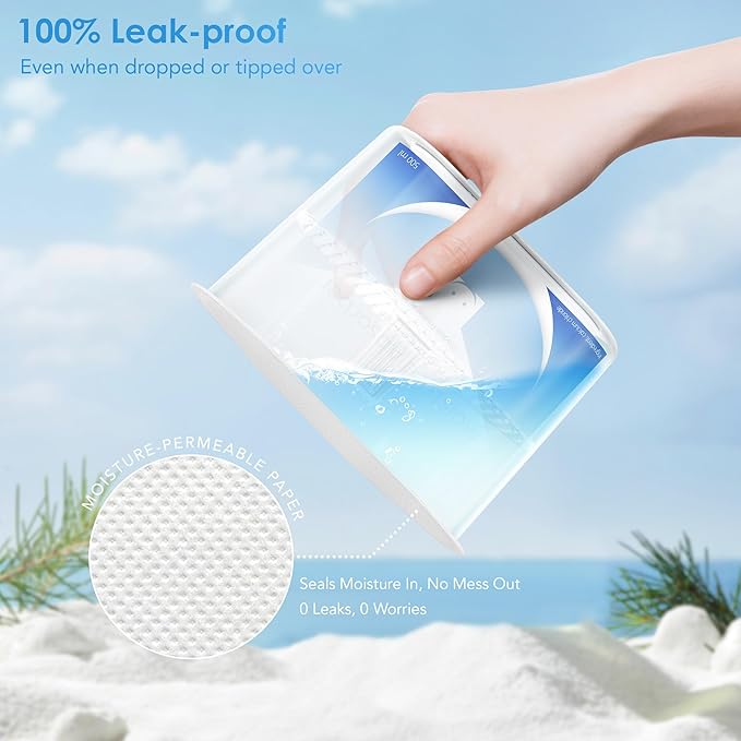 Moisture Absorbers, Efficient Humidity Absorber & Odor Eliminator Boxes, Refillable Car Dehumidifier for Closet, Bathroom,
