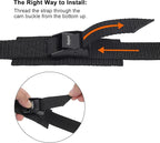 Ayaport Adjustable Cam Buckle Lashing Straps 2ft 4pack Tie Down Straps