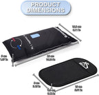 1000g Car Dehumidifier Bag with Non-Slip Dashboard Mat | Microwave Rechargeable Silica Gel Desiccant | Absorbs Moisture & Con