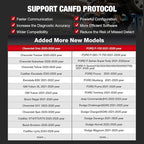 KINGBOLEN Ediag Plus Bluetooth Scanner, All System Bidirectional Test OBD2 Diagnostic Scanner for iOS & Android with CANFD