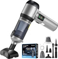 Saker Car Vacuum Portable Cordless 20000Pa Suction Power 4 in 1 Handheld Vacuum&Air Duster with LED Light Type-C Charge Porta