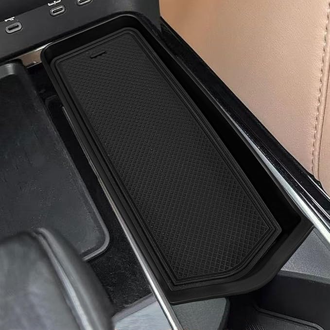 Xaido 2PCS Center Console Tray Compatible with 2025 2026 Toyota Camry Accessories, Gear Shifter Right Side Tray, Armrest Storage Box Organizer, Black