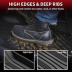 LASFIT Floor Mats for Hyundai Tucson 2026 2025 2024 2023 2022 (Not for Hybrid & PHEV), Custom Fit TPE All Weather Floor Liners 1st & 2nd Row Car Mats Accessoires for Hyundai Tucson 2022-2026, Black