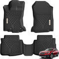 YITAMOTOR Floor Mats Fit for 2020-2025 Subaru Outback/Legacy, TPE All-Weather Custom Fit Floor Liners, Durable Anti-Slip Accessories, 1st & 2nd Row, Black