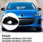 Compatible with Mazda 2/Mazda 3 2010-2013 Left Driver Side Mirror Cap Cover, Door Rearview Left Side View Mirror Cover Replacement for Mazda, Glossy Black