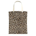 Cute Car Trash Can, Hanging Canvas Car Back Seat Organizer and Storage Bag, Funny Car Trash Bag For Travelling, Outdoor Cute Brown Leopard