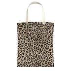 Cute Car Trash Can, Hanging Canvas Car Back Seat Organizer and Storage Bag, Funny Car Trash Bag For Travelling, Outdoor Cute Brown Leopard