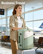 HOTOR Travel Backpack for Women – TSA-Friendly Travel Bag with Multiple Compartments & 3 Packing Cubes, Water-Resistant & Com