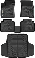 YITAMOTOR Floor Mats & Trunk Mat Fit for Honda Accord 2026 2025 2024 2023 (Gasoline & Hybrid), All Weather TPE Floor Liner Custom Fit for Accord Accessories, 1st, 2nd Row and Cargo Liners, Black