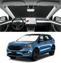 Custom Fit Windshield Sun Shade for Ford Edge 2015-2024, Foldable Car Sunshade Accessories with Storage Bag, UV & Heat Reflector, Keep Your Car Cooler