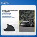 Left Rearview Mirror Cover Bracket, Compatible with Tesla Model 3 2017-2024, Side Mirror Base Cover Replacement Part, Suitable for Tesla Model 3 Accessories（Black）