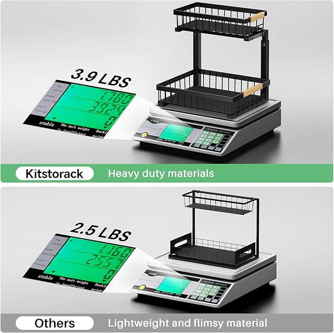Kitstorack 2 Pack Under Sink Organizer+ 1Pack Under Sink Organizer