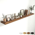 Fun Memories 72 Inch Fireplace Mantel Shelf, 10 Inch Deep Shelves for Display & Wall Storage, Rustic Wood Wall Shelf, Extra L