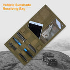 ROARING FIRE MOLLE Car Sun Visor Organizer - Tactical Panel for Trucks, SUV & Police Vehicles | Compatible with Pouches & Storage Accessories