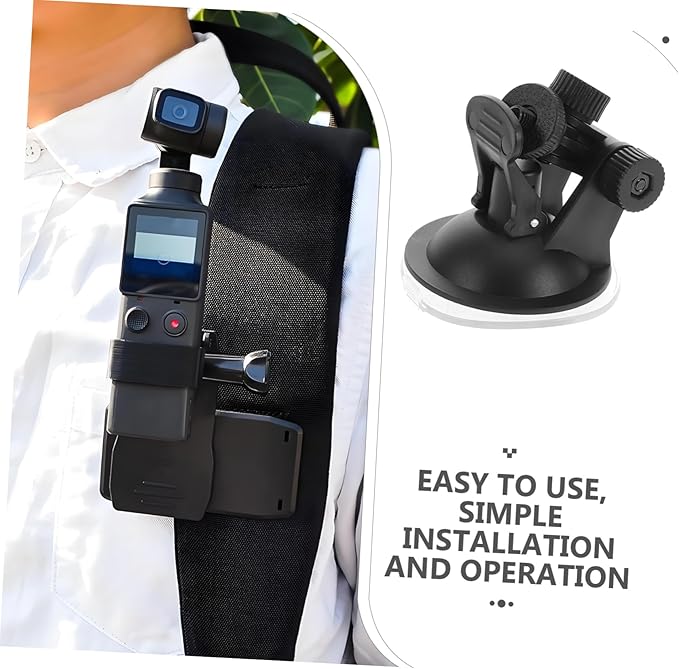Angoily Vehicle Camera Cup Mount Screw Dashcam Holder for Windshield and Dashboard Use Design