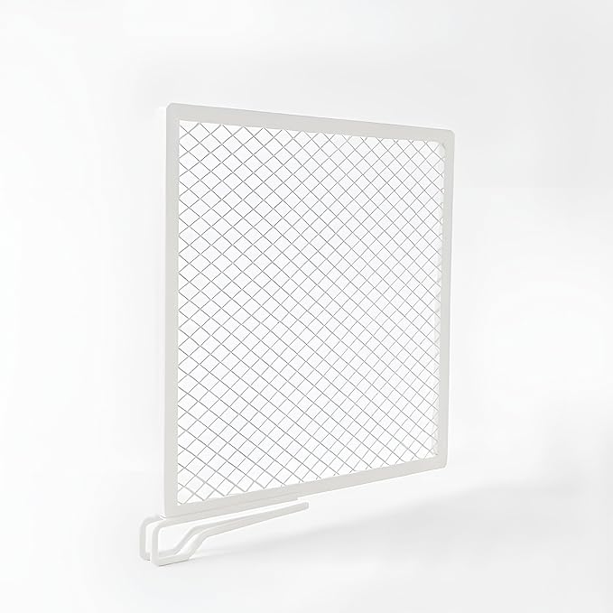 Nexu 6-Pack Metal Mesh Shelf Dividers for Closet Organization, Ultra-Stable Under-Shelf Hook Design, Matte Non-Slip Heavy Dut