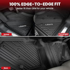 LASFIT Floor Mats for Ford Explorer 2020-2026 7 Passenger TPE All Weather Protector Anti-Slip Floor Liners, 2026 2025 2024 2023 2022 2021 2020 Explorer 7 Seats Accessories, 1st& 2nd& 3rd Row, Black