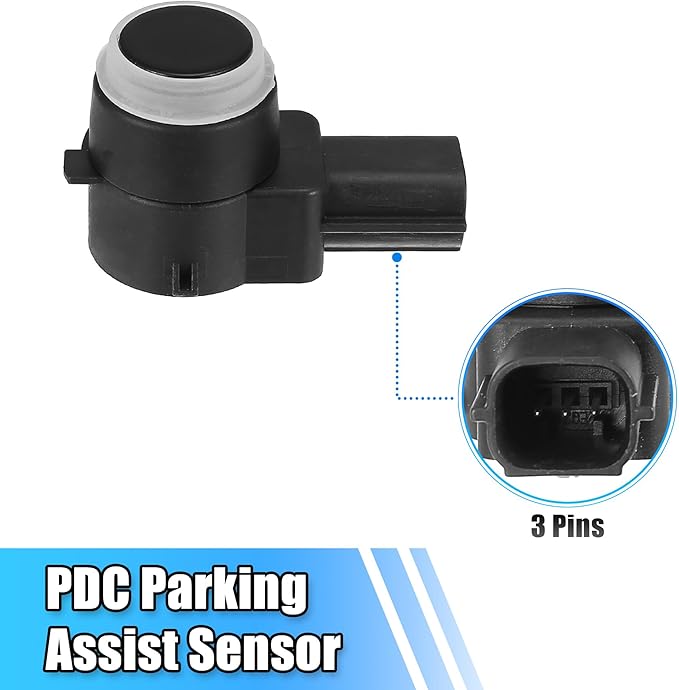 X AUTOHAUX 4pcs PDC Parking Assist Sensor Reverse Backup Parking Sensor for Dodge Journey for Ram 1500 2500 3500 for Jeep for Chrysler 1EW63TZZAA