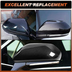 ACLONG Mirror Cover Caps Compatible with Toyota Camry 2018 2019 2020 2021 2022 2023 2024 2025 Carbon Fiber Side Mirror Cap Replacement Trim-Driver & Passenger Side-2 PCS