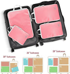 5 Set Packing Cubes For Travel Essentials, Luggage Packing Organization Cubes Suitcase Organizer Bags Set For Luggage Travel 