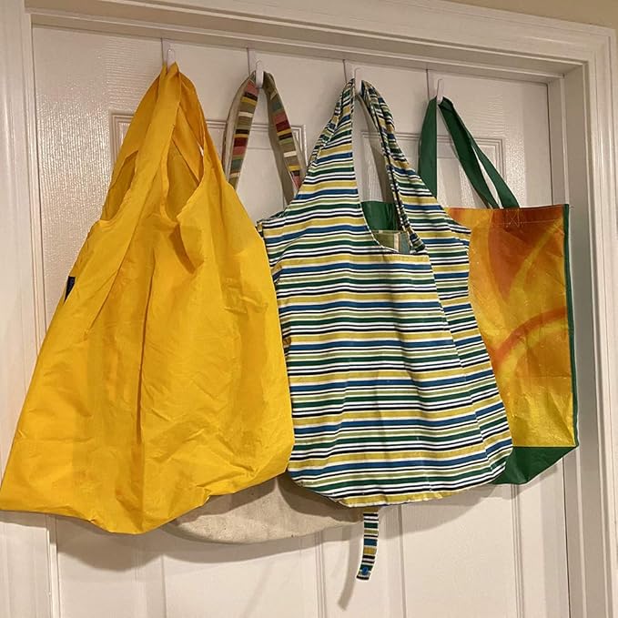 Evelots Over the Door Hooks - 4 Pack - Hangers for Clothes, Towel, Coats, Hats, Handbags - Made of Rubber Coated Steel - Clos