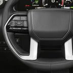 MEWANT Hand Stitch Steering Wheel Cover for Toyota Tacoma 2024 Tundra 2024 DIY Black Steering Wheel Protector Wrap