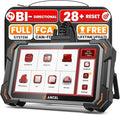 ANCEL DS500 Elite Bidirectional Scan Tool, Full System Car Diagnostic Scanner with 28+ Reset Services, Active Test, CAN-FD,
