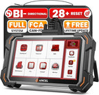 ANCEL DS500 Elite Bidirectional Scan Tool, Full System Car Diagnostic Scanner with 28+ Reset Services, Active Test, CAN-FD,