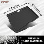 Muslogy Front Center Console Organizer Compatible with 2021-2023 2024 GMC Yukon & Chevy Tahoe Suburban Hidden Panel Secret Pocket Lid Removable Cover with USB Hole (Not for Yukon Denali/Ultimate)