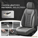 Coverado Car Seat Covers, Front Covers for Cars, Car Seat Cover Front Seats, Automotive Seat Cover, Waterproof, Leather Car S
