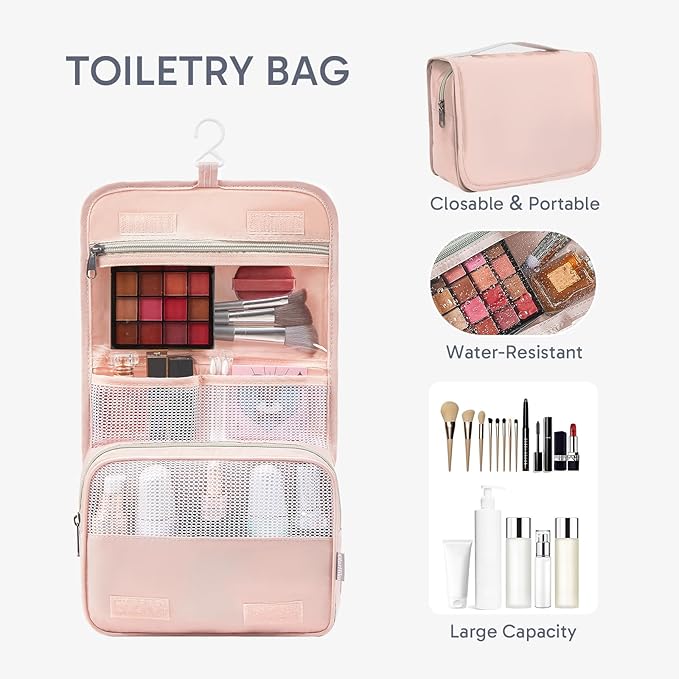 10 Set Packing Cubes for Travel, Gifts for Women Mom,Anti-Tearing Suitcase Organizer for Luggage with Shoe & Hanging Toiletry