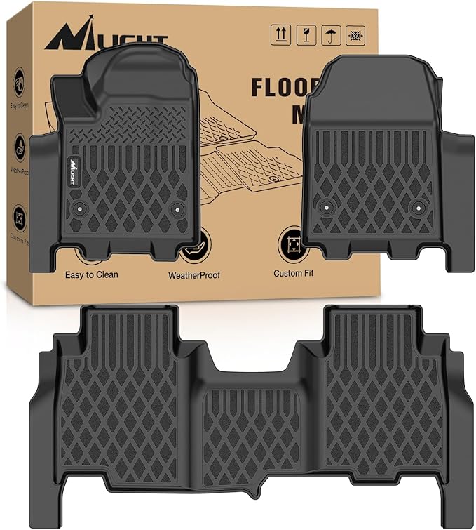 Nilight Floor Mats for Chevy Chevrolet Silverado EV RST Only 2024 2025 2026 (Not Fit WT/LT) All Weather Custom Fit Heavy Duty Floor Liners