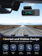 Dash Cam Front and Rear 4K+1080P, Free 64GB Card, Built-in WiFi, Dash Camera for Cars, Car Camera, Dual Dashcams for Cars wit