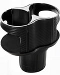 Double Cup Holder for Car, 2 in 1 Extra Cup Insert with Expandable Base, Multifunctional Extender Expander Adapter with Elast