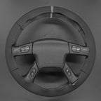 MEWANT Steering Wheel Cover for Chevy Silverado 1500/2500 / 3500 2003-2006 / Silverado 1500 2500HD 3500 Classic/Trailblazer Hand-Stitched Microfiber Leather Steering Wheel Wrap