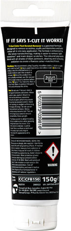T-Cut Color Fast Scratch Remover Black 5.3 oz – Restores & Repairs Scratches on Black Car Paint, Removes Oxidation & Enhances Shine