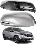 Passenger Side Mirror Cover Replacement for Honda CRV 2017 2018 2019 2020 2021 2022 - Right Side Mirror Covers, Rear View Mirrors Cap Accessories Grey, With Lamp