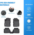 Nilight TPE Floor Mats for Subaru Crosstrek Impreza 2024 2025 2026,All Weather Custom Fit Heavy Duty Floor Liners